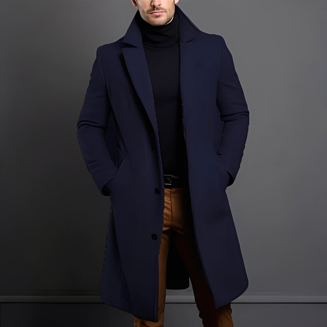 Tucker - Sobretodo de Lana Estiloso para Hombre