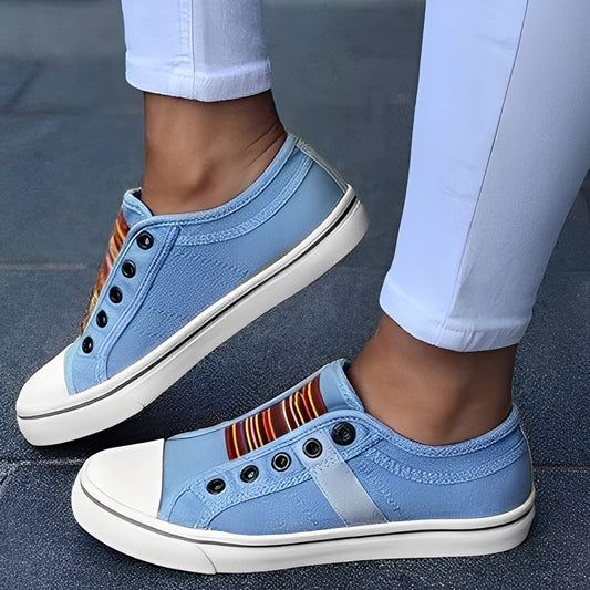 Delphia - Zapatillas de Tela Informales para Mujer