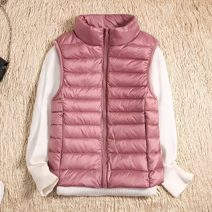 Sophie – Chaleco de Plumas Muy Ligero