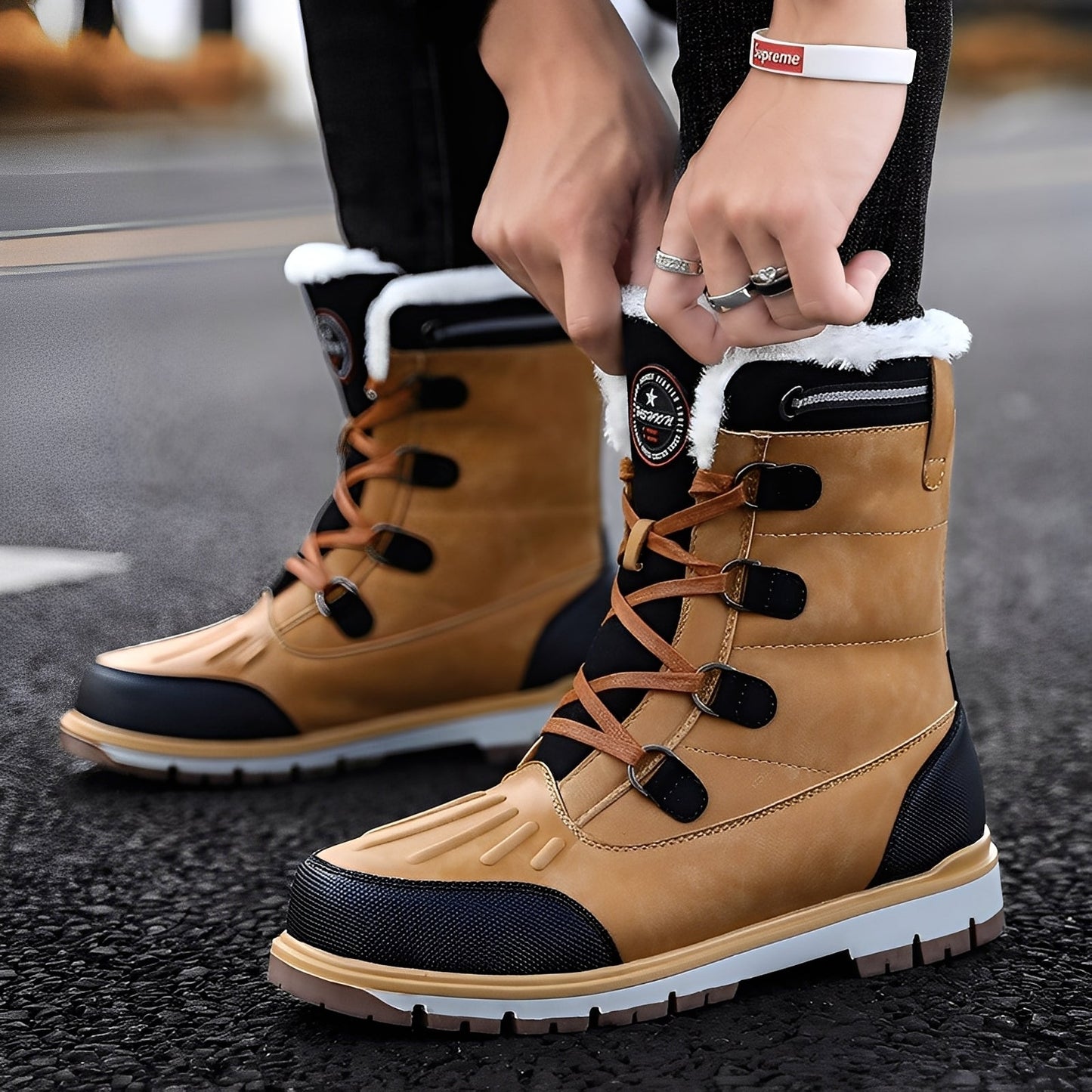 Royston - Botas para hombres elegantes y resistentes al agua
