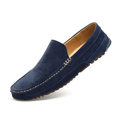 Cameron - Moccasins de ante para hombres elegantes y casuales