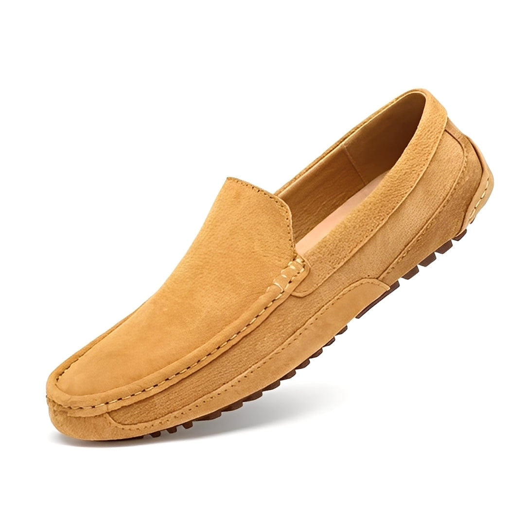Cameron - Moccasins de ante para hombres elegantes y casuales