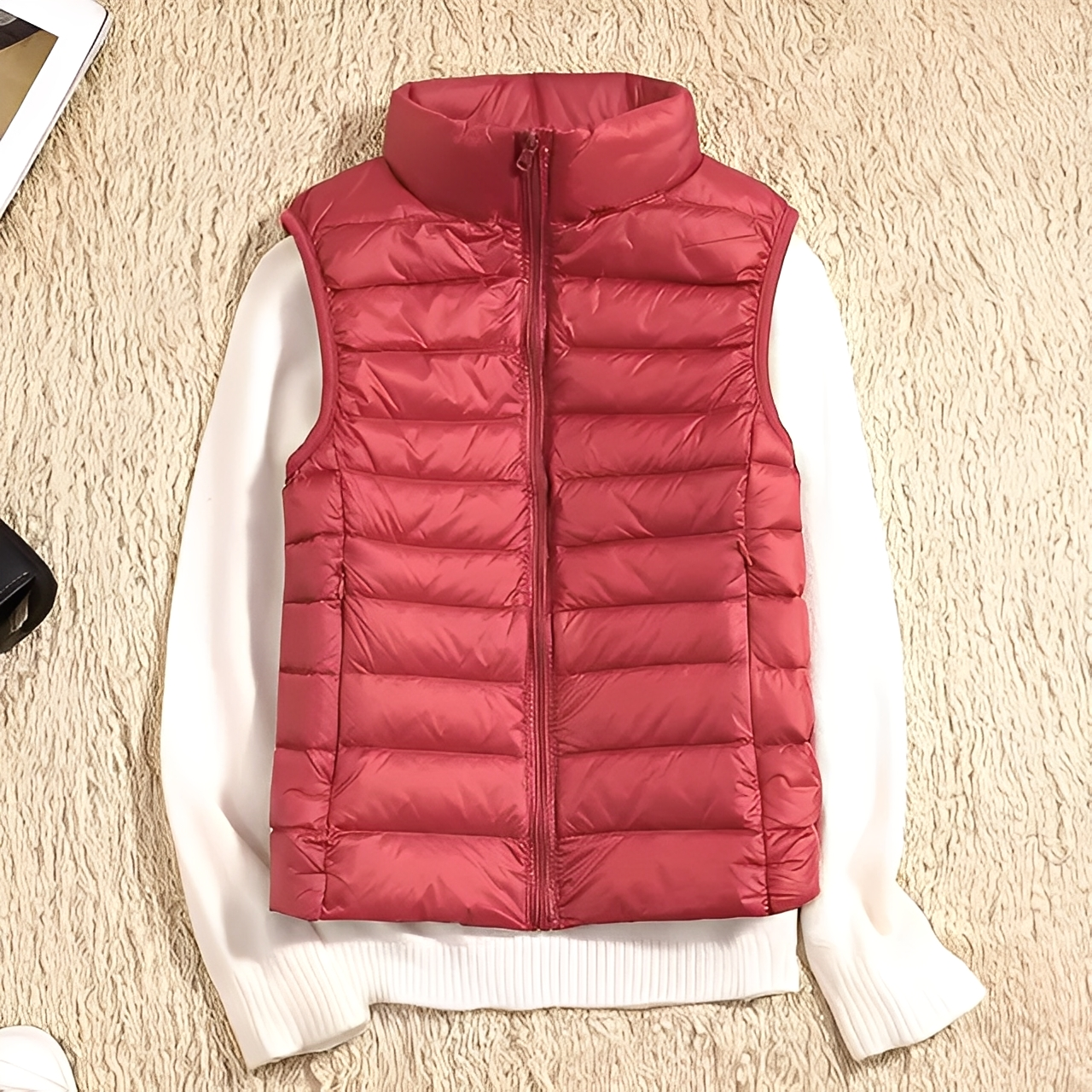 Sophie – Chaleco de Plumas Muy Ligero