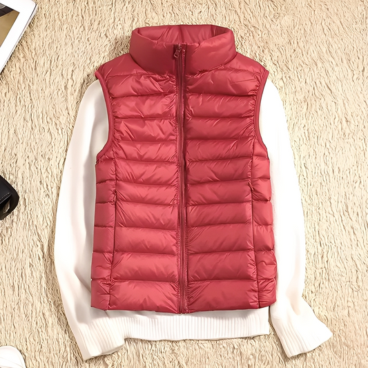 Sophie – Chaleco de Plumas Muy Ligero