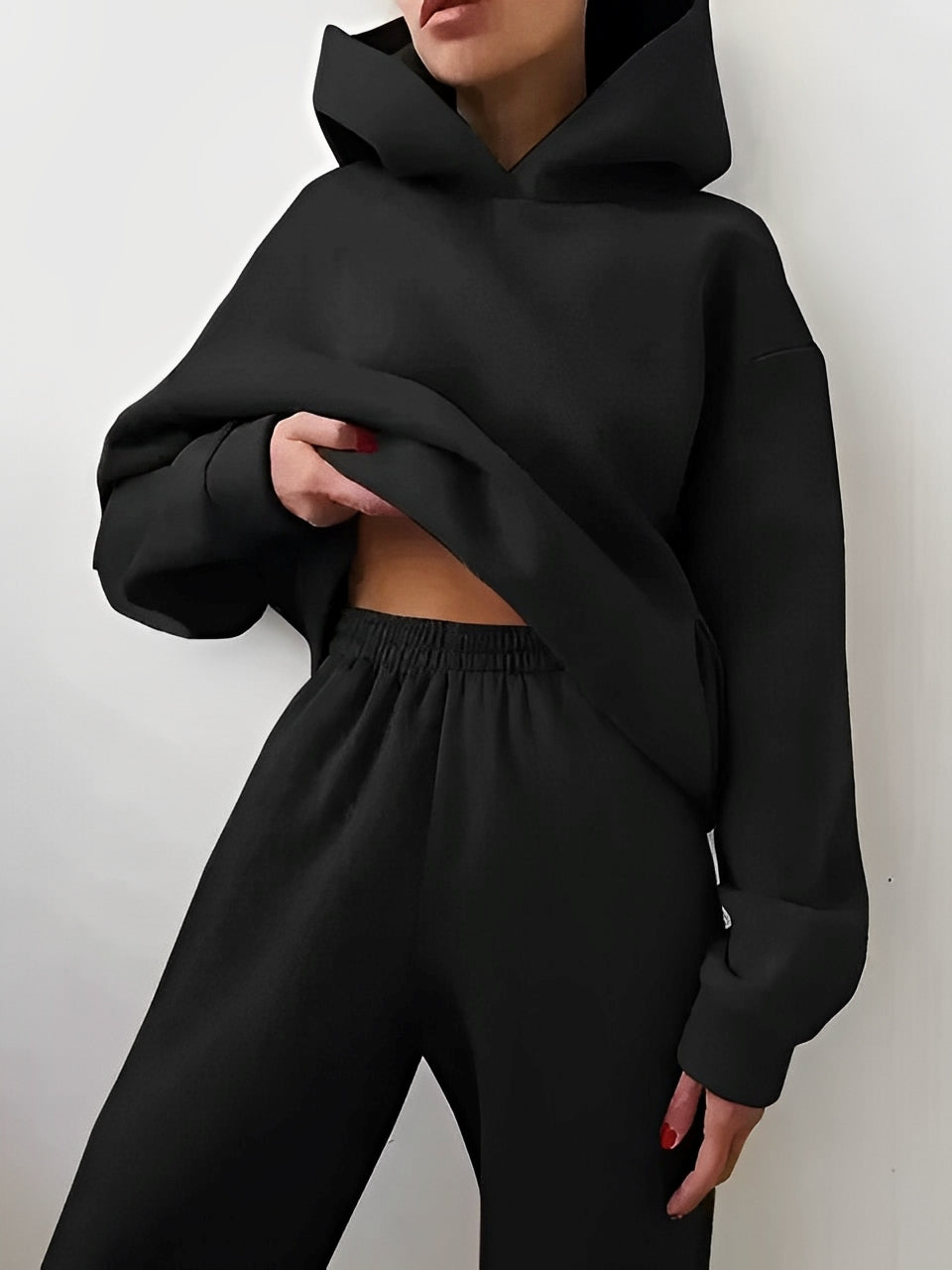 Nora – Mujer Conjunto de Sudadera con Capucha y Pantalones de Chándal