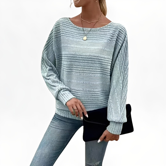 Eleanore - Jersey ancho a rayas para mujer