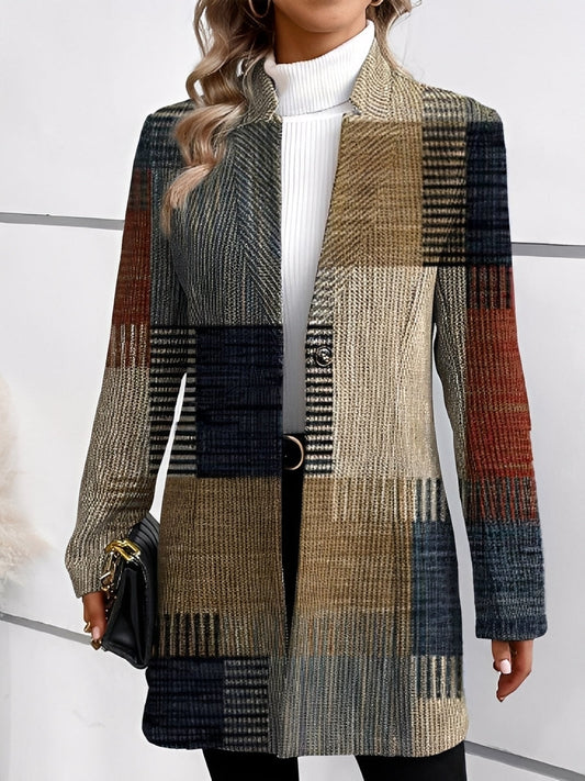 Tiffany - Blazer largo formal y sofisticado para mujeres