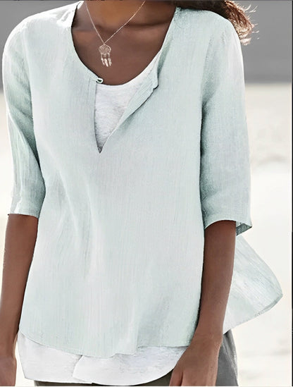 Lea – Blusa de Capas Veraniega para Mujeres