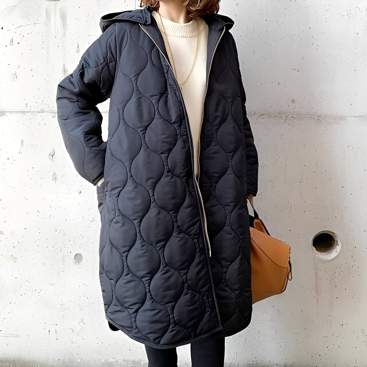 Priscilla – Parka casual con capucha y estampado