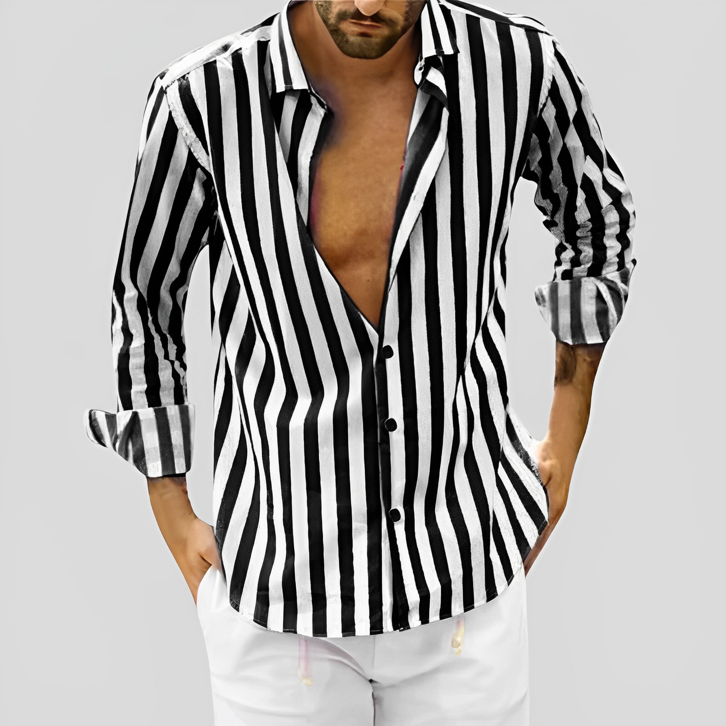 Emil – Camisa Rayada para Hombre