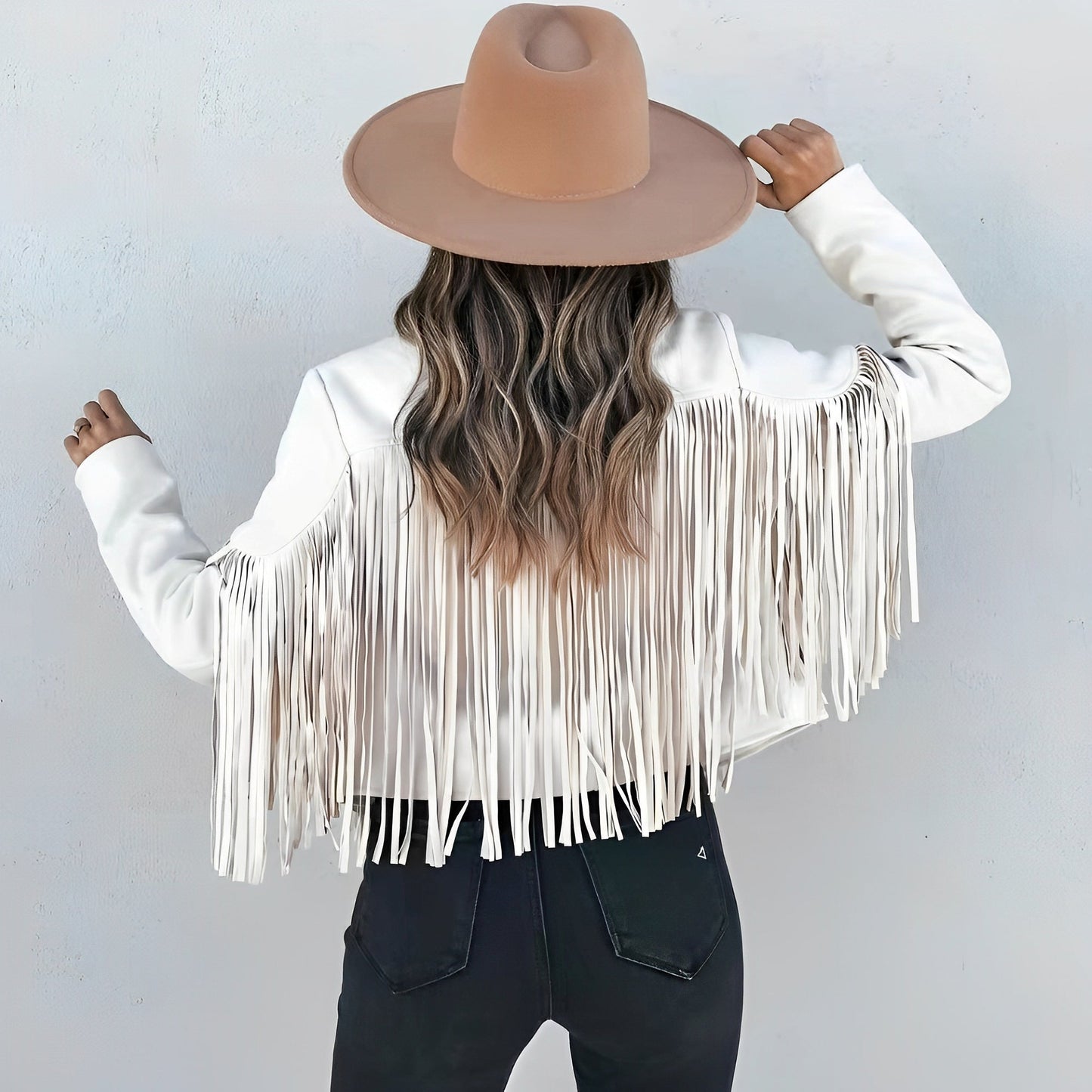 Margo – Elegante Chaqueta de Otoño con Flecos para Mujeres
