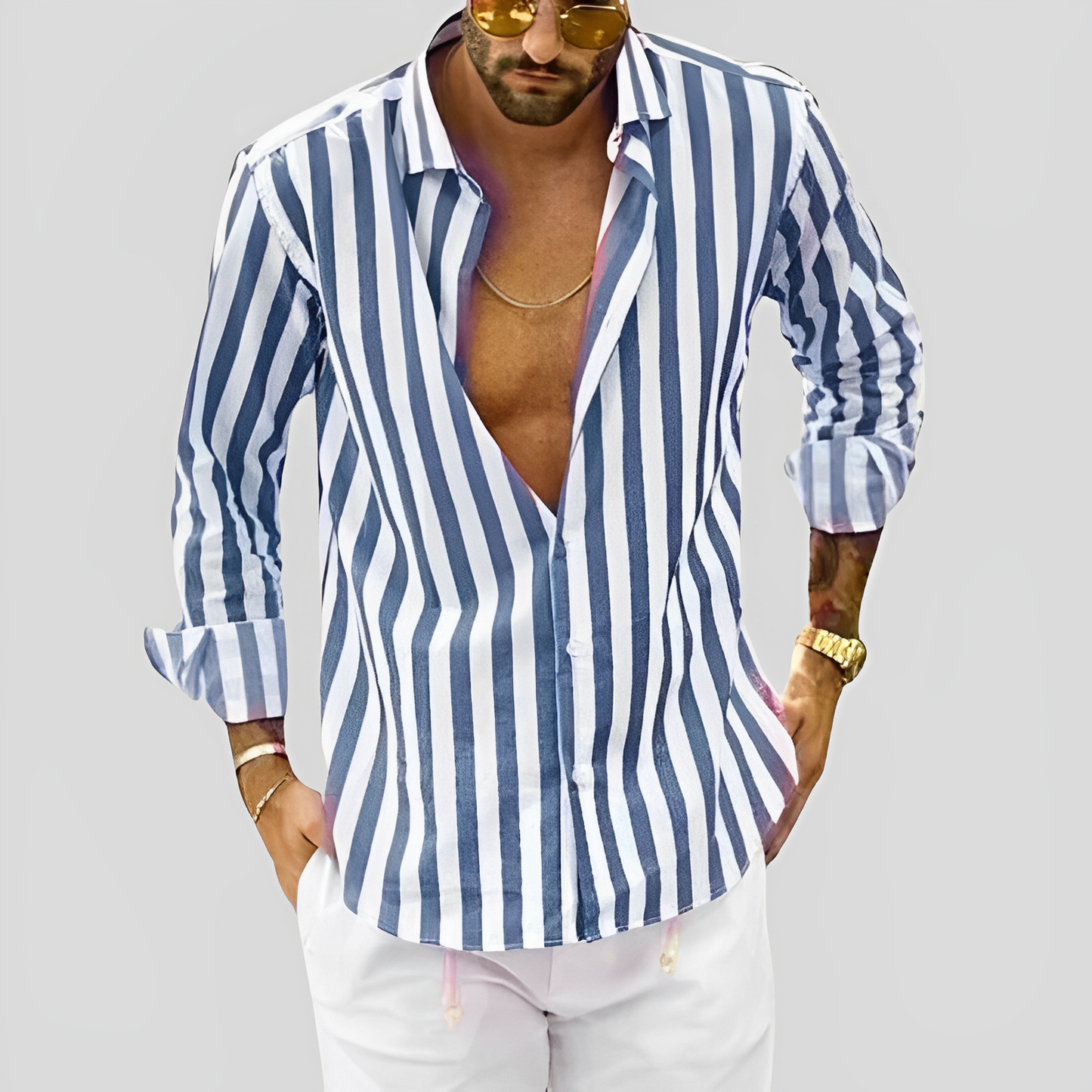 Emil – Camisa Rayada para Hombre