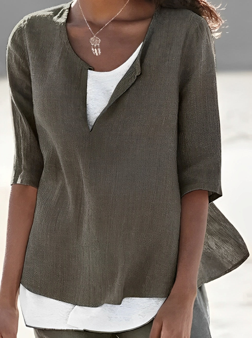 Lea – Blusa de Capas Veraniega para Mujeres