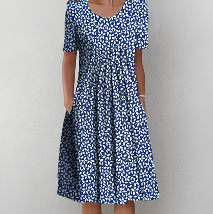 Jasmin – Diseñado Vestido Midi de Verano