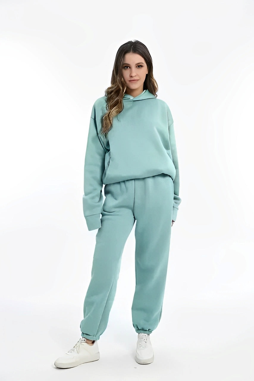 Nora – Mujer Conjunto de Sudadera con Capucha y Pantalones de Chándal