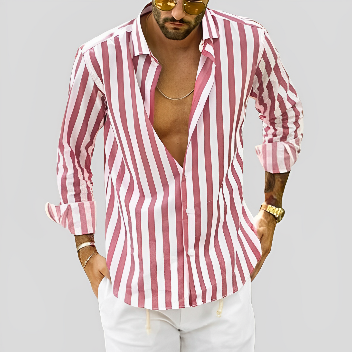 Emil – Camisa Rayada para Hombre
