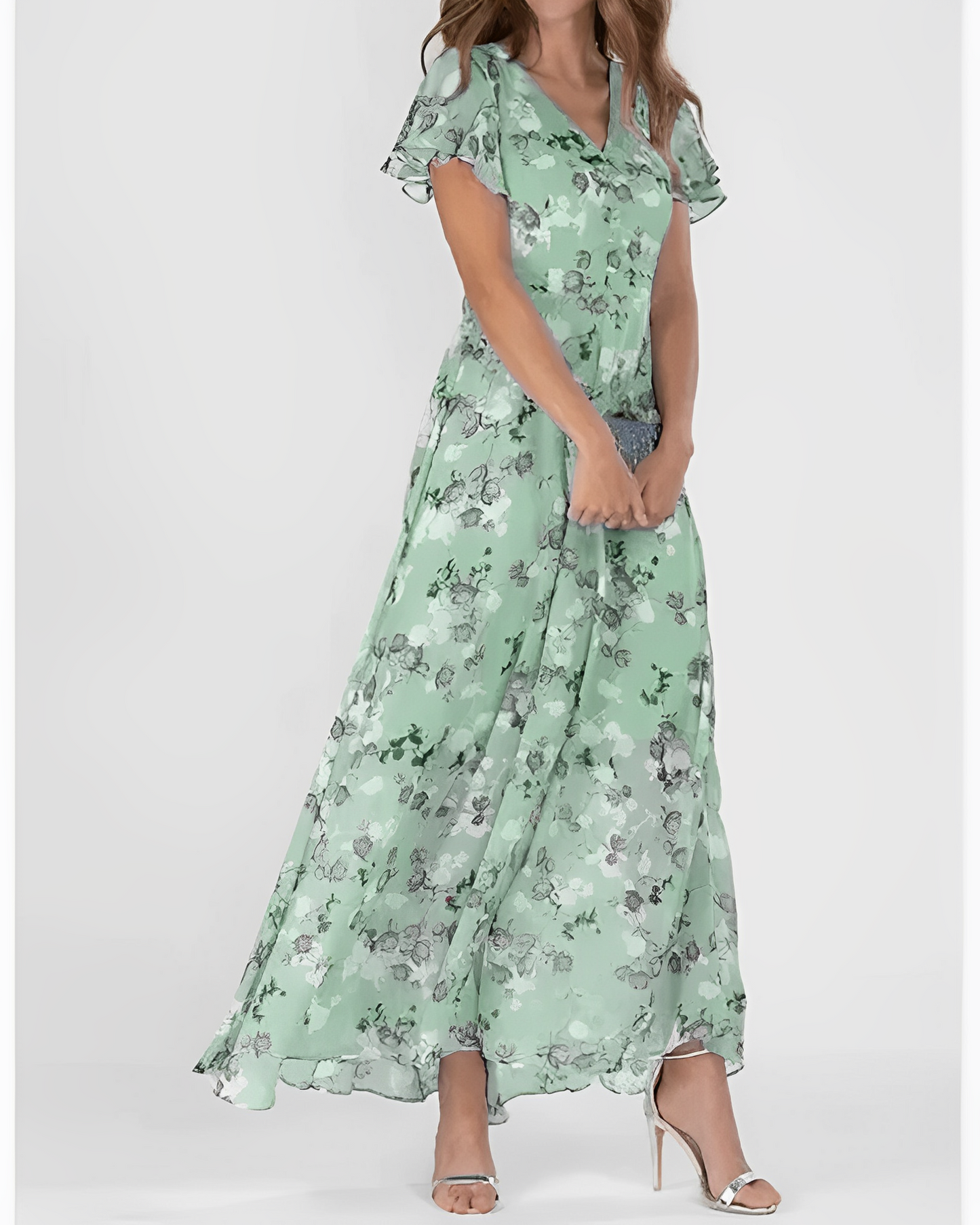 Leona – Maxivestido de verano con estampado de flores