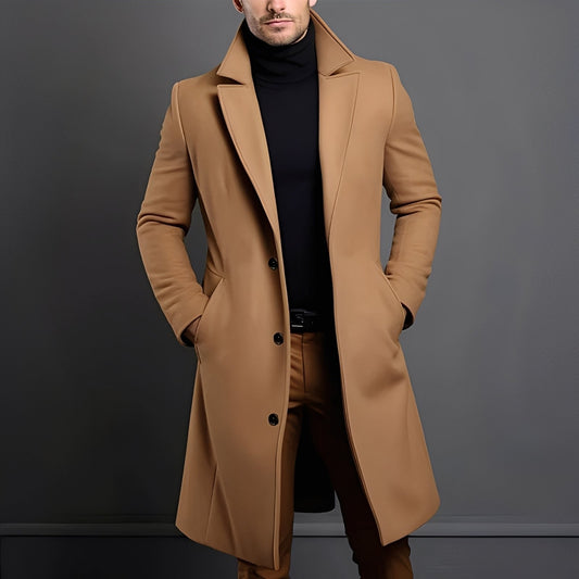 Tucker - Sobretodo de Lana Estiloso para Hombre