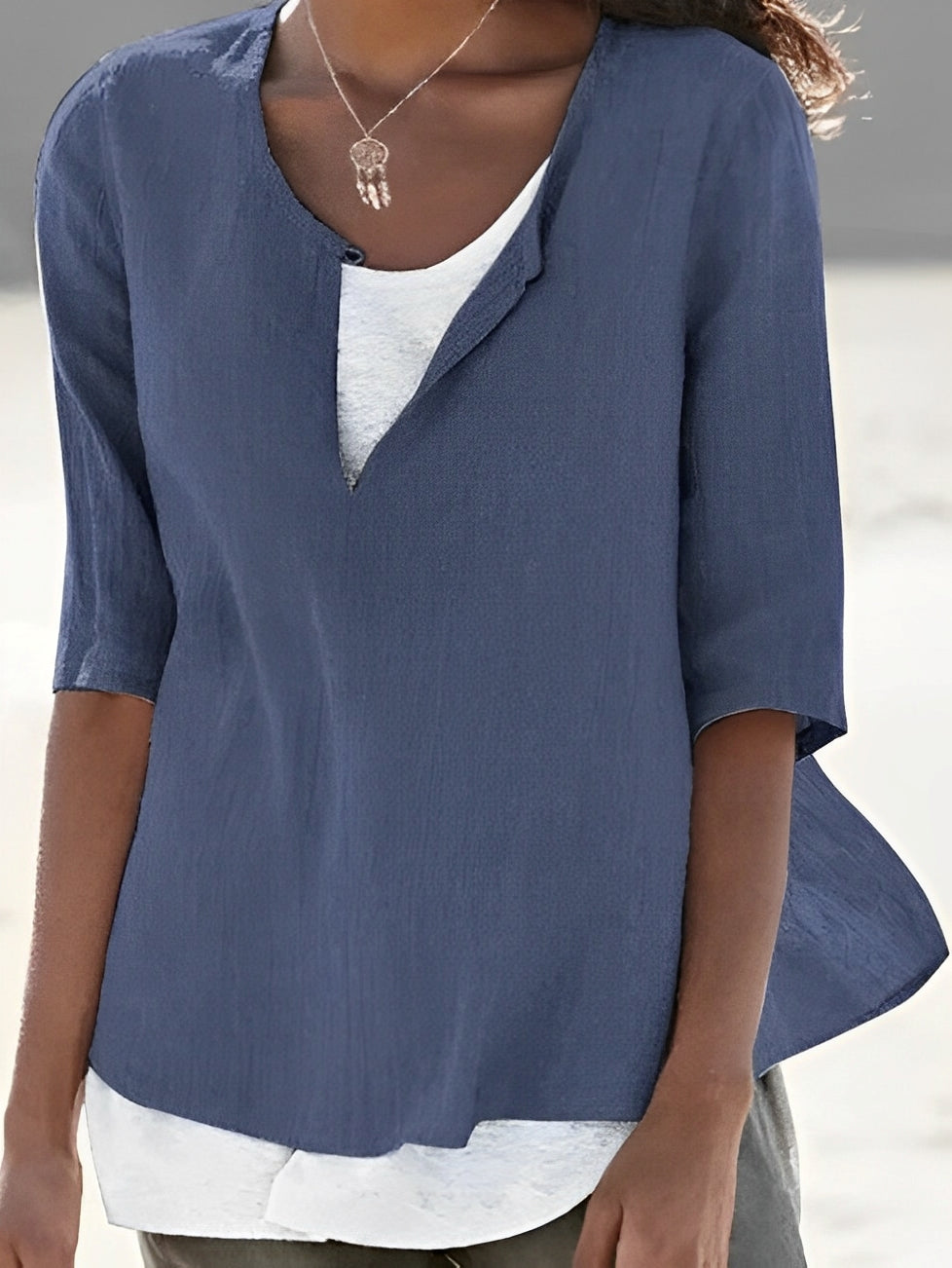 Lea – Blusa de Capas Veraniega para Mujeres