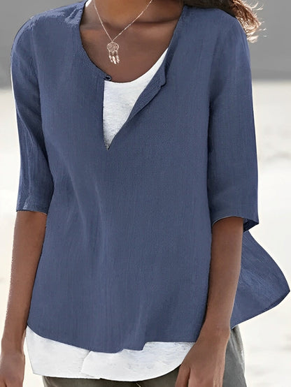 Lea – Blusa de Capas Veraniega para Mujeres