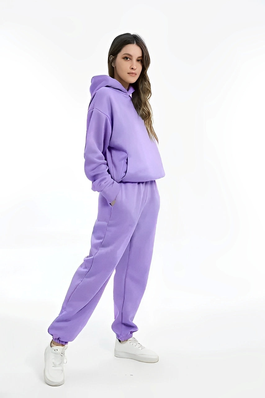Nora – Mujer Conjunto de Sudadera con Capucha y Pantalones de Chándal