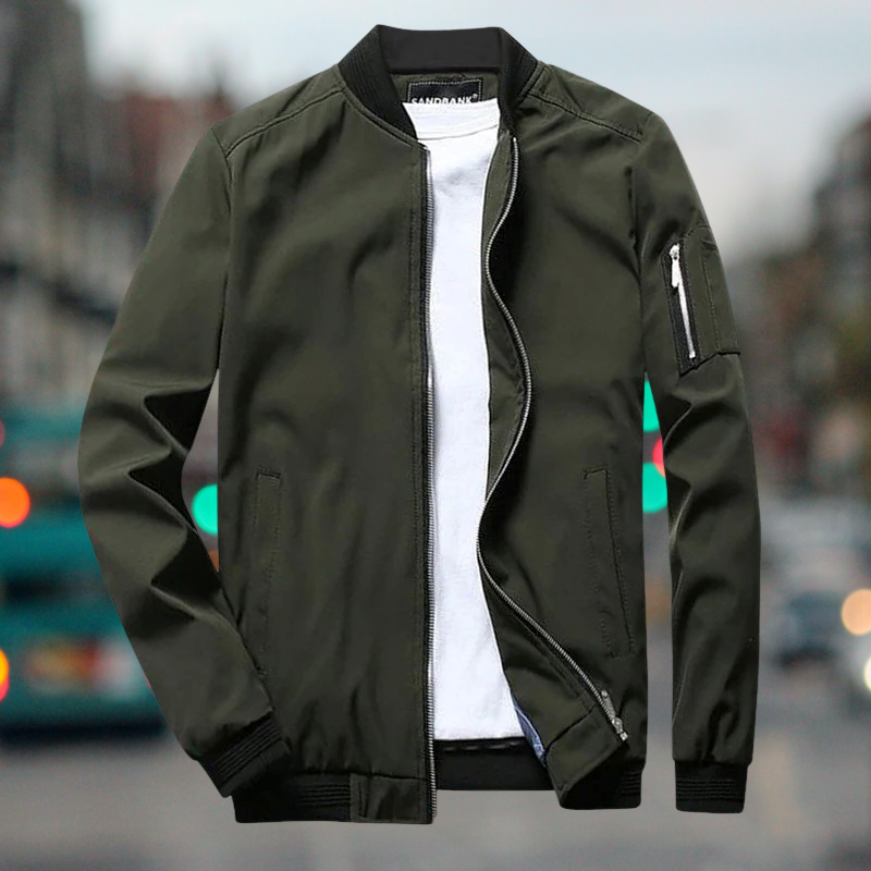 Oscar – Chaqueta Bomber para Hombre Impermeable