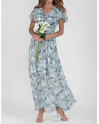Leona – Maxivestido de verano con estampado de flores
