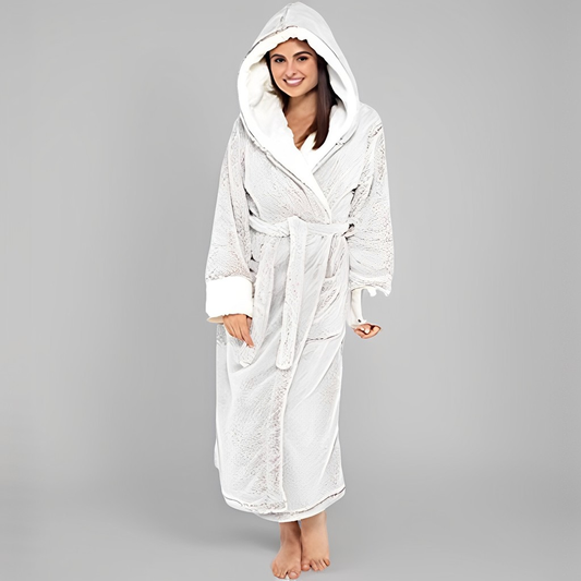 Aleta - Bata larga cómoda para mujeres