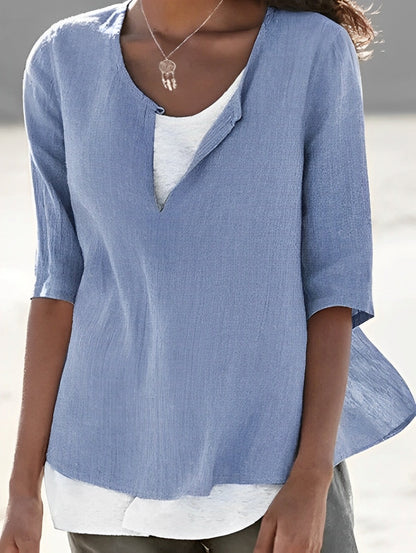 Lea – Blusa de Capas Veraniega para Mujeres