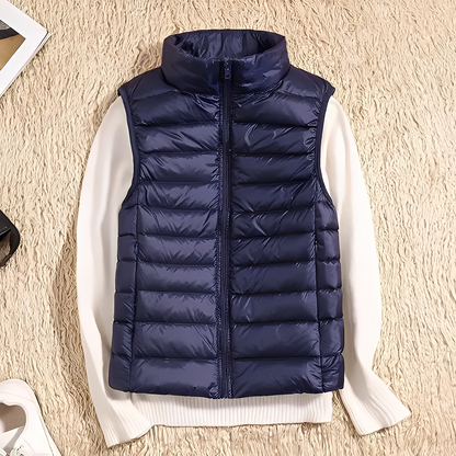 Sophie – Chaleco de Plumas Muy Ligero