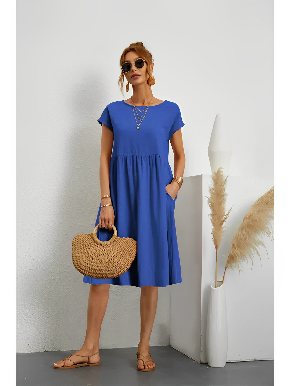 Amira – Elegante Vestido de Verano con Mangas