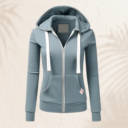Luna – Cómodo sudadera con capucha con cremallera