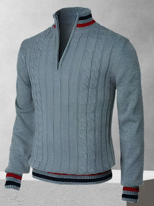Ralph Polo – Zipper-Pullover en estilo italiano