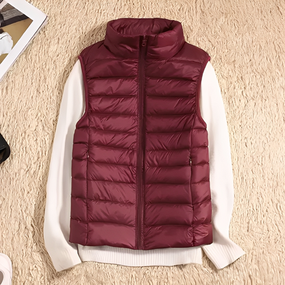 Sophie – Chaleco de Plumas Muy Ligero