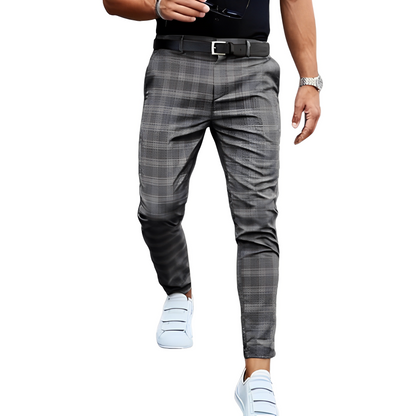 Deacon - Pantalones ceñidos con cuadros para hombres