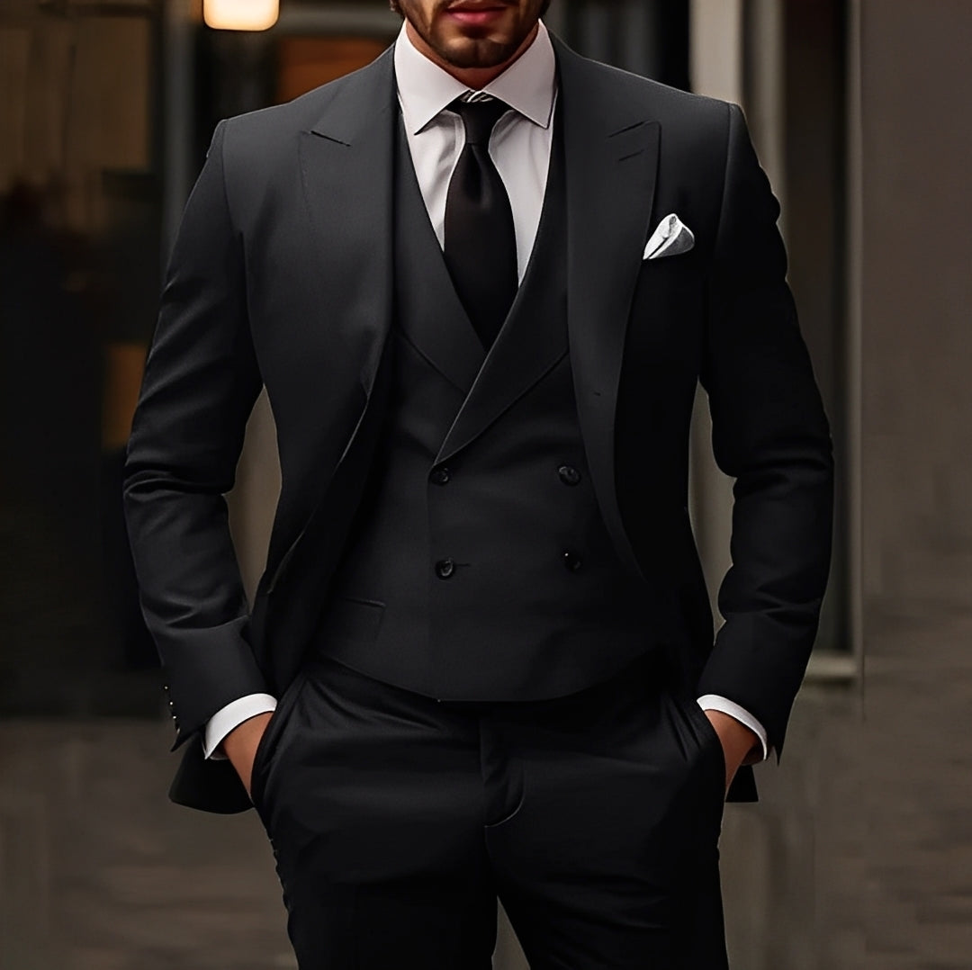 Darrel - Traje formal holgado para caballeros