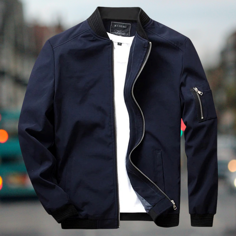 Oscar – Chaqueta Bomber para Hombre Impermeable