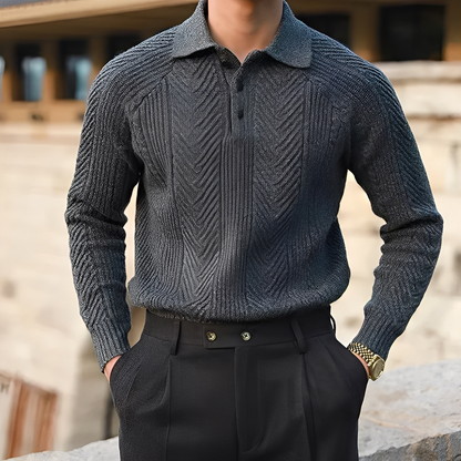 Darius – Jersey de punto con mangas largas