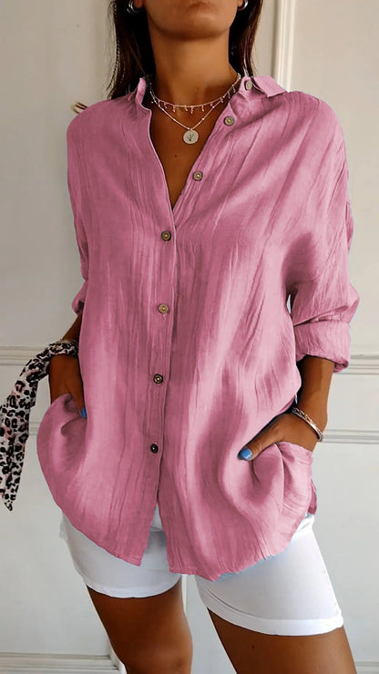 Sofie – Camisa de mujer con botones para el verano