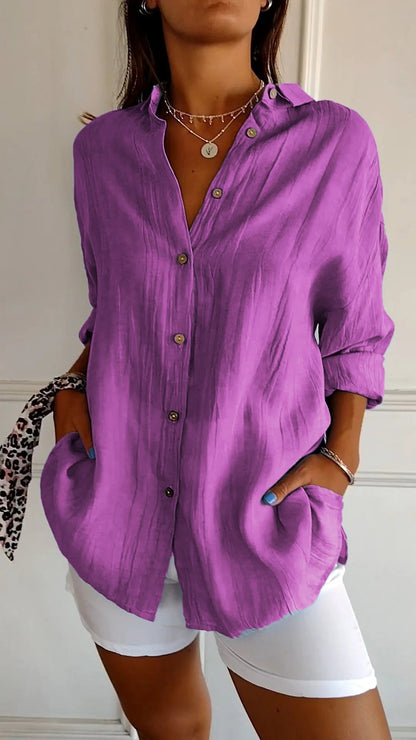 Sofie – Camisa de mujer con botones para el verano
