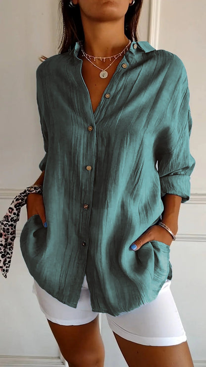 Sofie – Camisa de mujer con botones para el verano