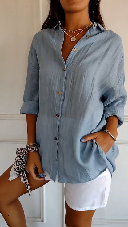 Sofie – Camisa de mujer con botones para el verano