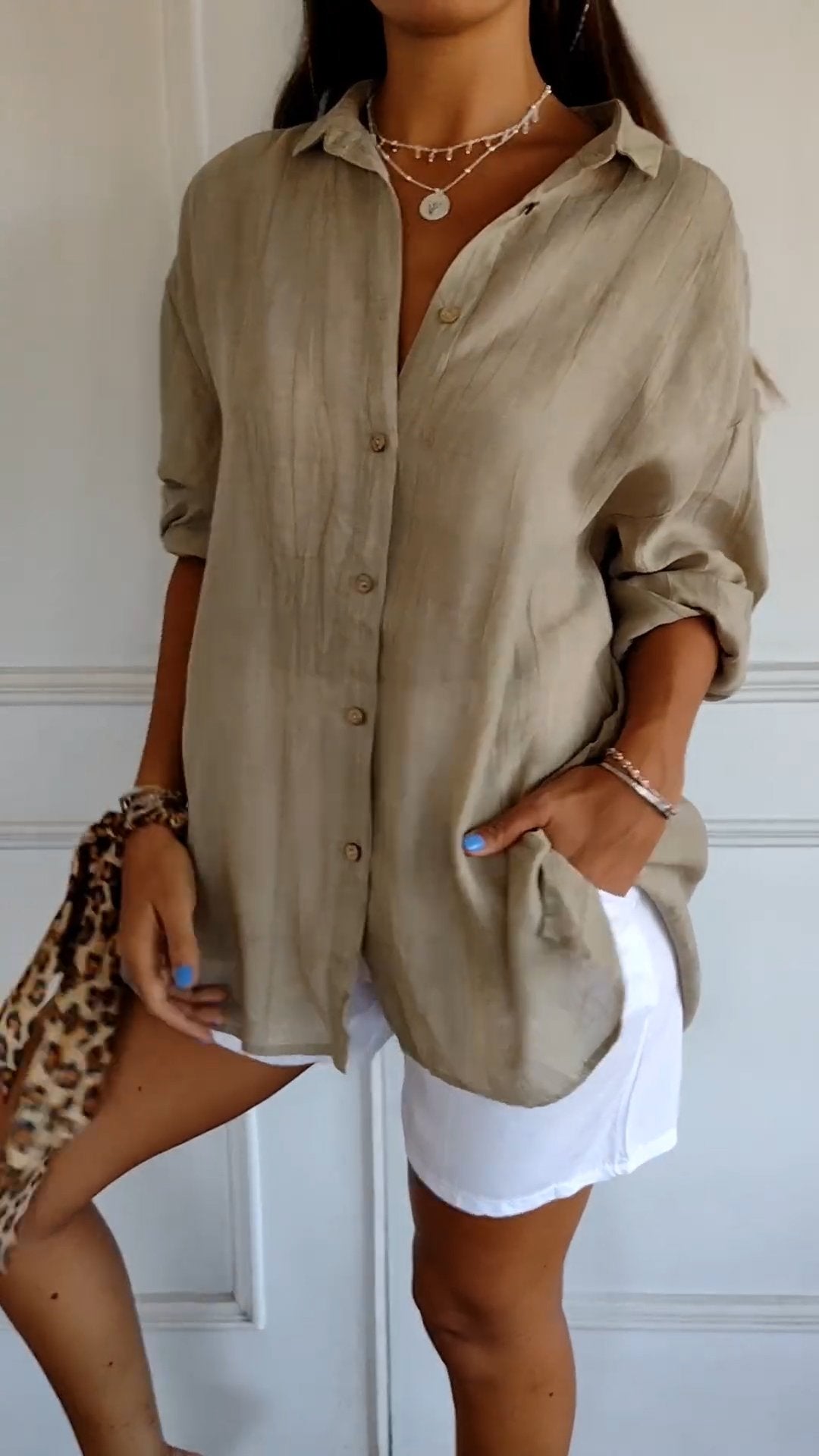Sofie – Camisa de mujer con botones para el verano