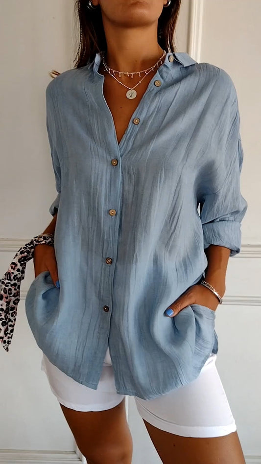 Sofie – Camisa de mujer con botones para el verano