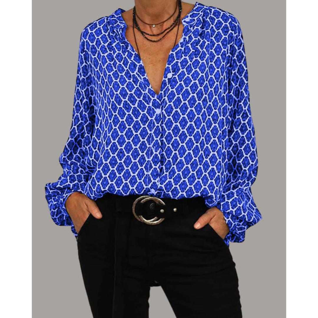Zara – Blusa Casual Cuello V