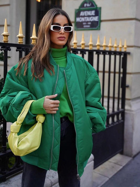 FrostFlex – Bomber Oversized para días fríos