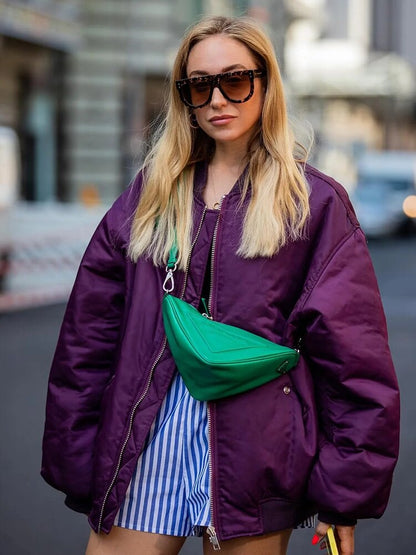 FrostFlex – Bomber Oversized para días fríos