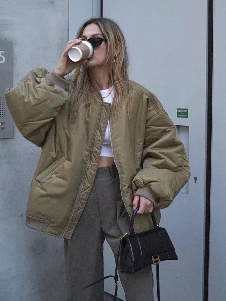 FrostFlex – Bomber Oversized para días fríos