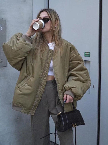 FrostFlex – Bomber Oversized para días fríos