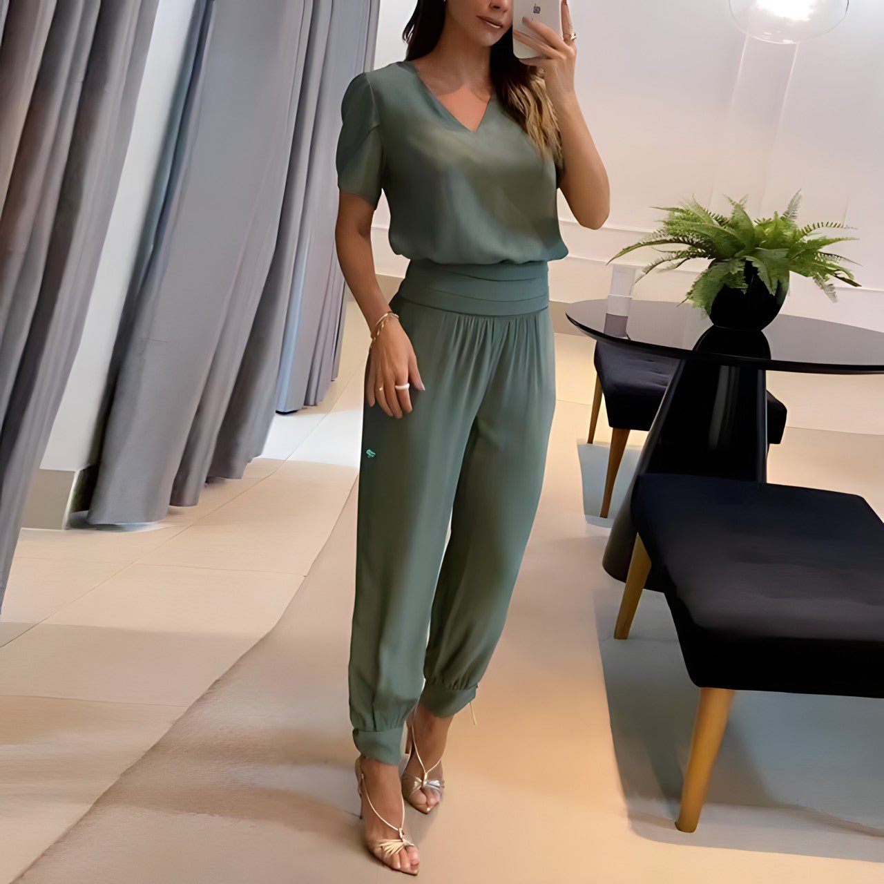 Alexandra – Set de Blusa y Pantalón